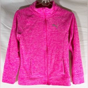 Girls pink PUMA jacket